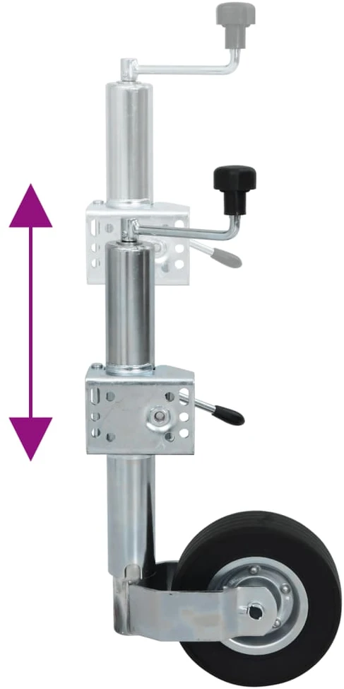 priekabos lizdas su 60 mm cinkuoto plieno spaustuku