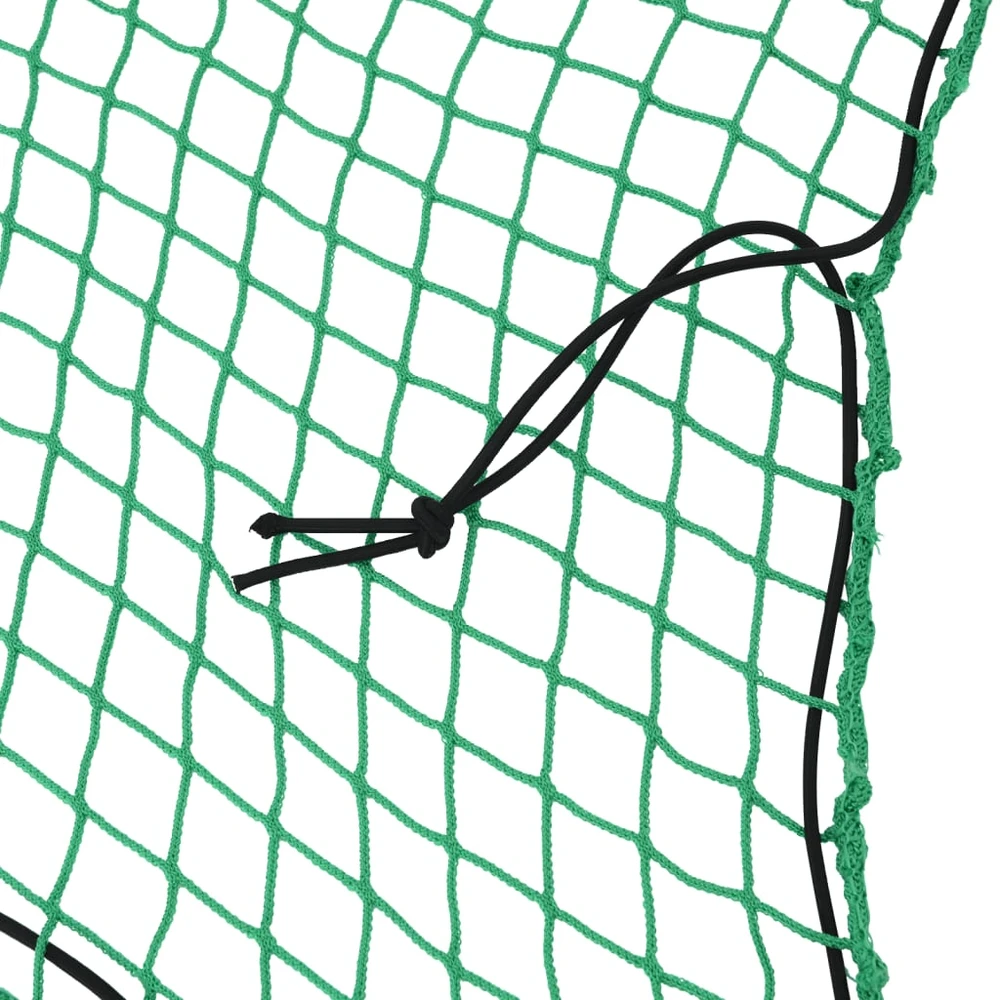 Priekabos tinklas su elastine virve, žalias, 6x3m, PP