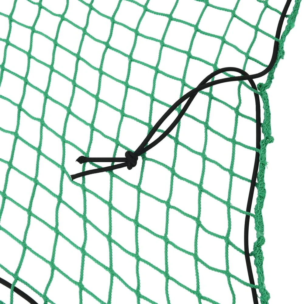 Priekabos tinklas su elastine virve, žalias, 4,5x2,5m, PP
