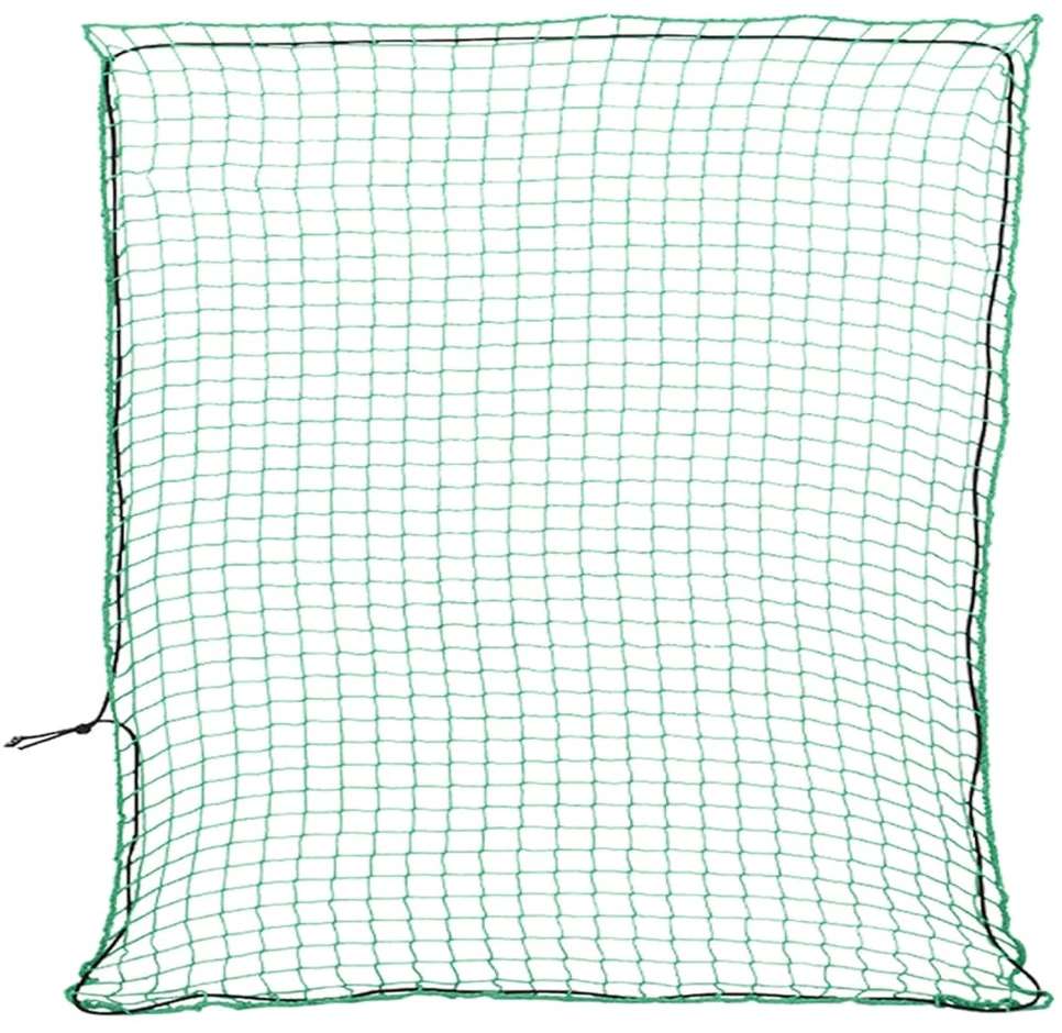 Priekabos tinklas su elastine virve, žalias, 3x3m, PP