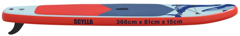 Inflatable Stand Up Paddle Board SCYLLA 366 x 81 x 15 cm Mėlyna