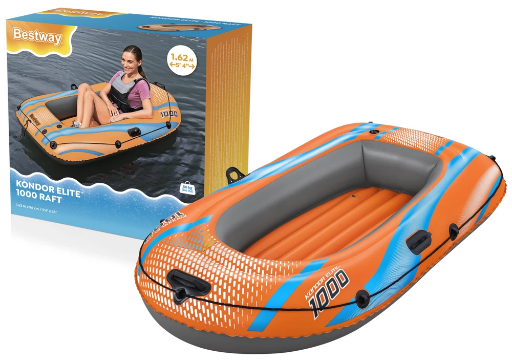 Pripučiama valtis Bestway Kondor Elite 1000 162 x 96 cm