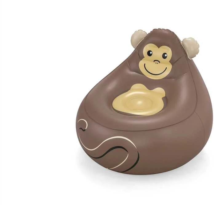Pripučiamas fotelis Bestway Monkey, 72 x 72 x 64 cm