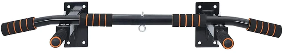 VidaXL Prisitraukimo stanga Juoda ir raudona 92 x 51 x 18 cm