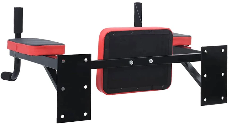 VidaXL Dip stotis Juoda ir raudona 72,5 x 70 x 31 cm