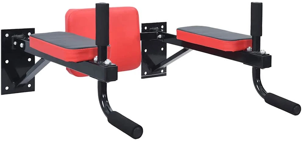 VidaXL Dip stotis Juoda ir raudona 72,5 x 70 x 31 cm