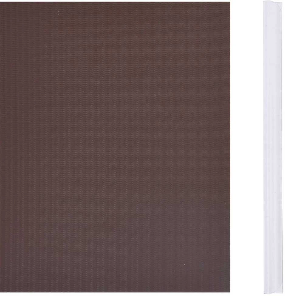 Privatumo juostelės, PVC, 140x0,19 m, rudos