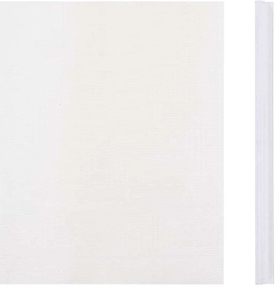 Privatumo suteikianti sodo pertvara, balta, 70x0,19m, PVC