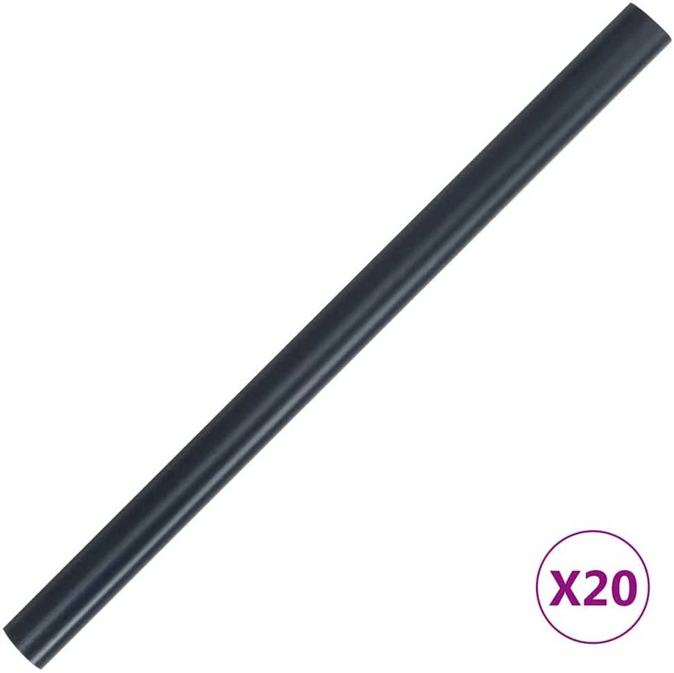 Privatumo suteikianti sodo pertvara, pilka, 35x0,19m, PVC