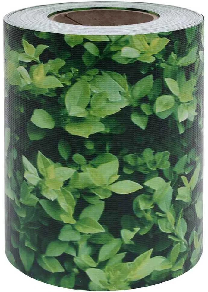 Privatumo suteikianti sodo pertvara, žalia, 70x0,19m, PVC