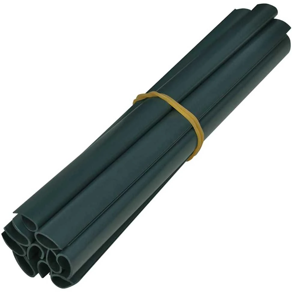 Privatumo suteikianti sodo pertvara, žalia, 35x0,19m, PVC