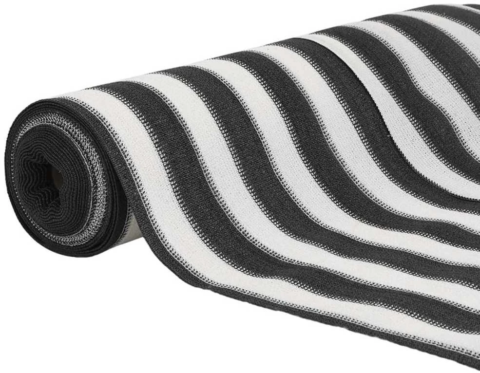 Privatumo suteikiantis tinklelis, antracito ir baltos, 2x10m