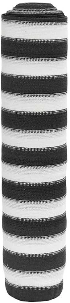 Privatumo suteikiantis tinklelis, antracito ir baltos, 1,5x50m