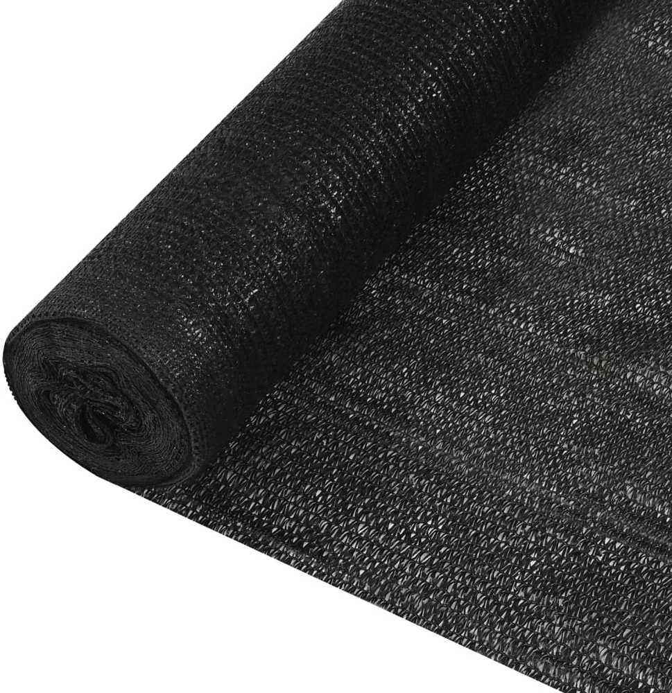 Privatumo suteikiantis tinklelis, juodas, 1,2x50m, HDPE