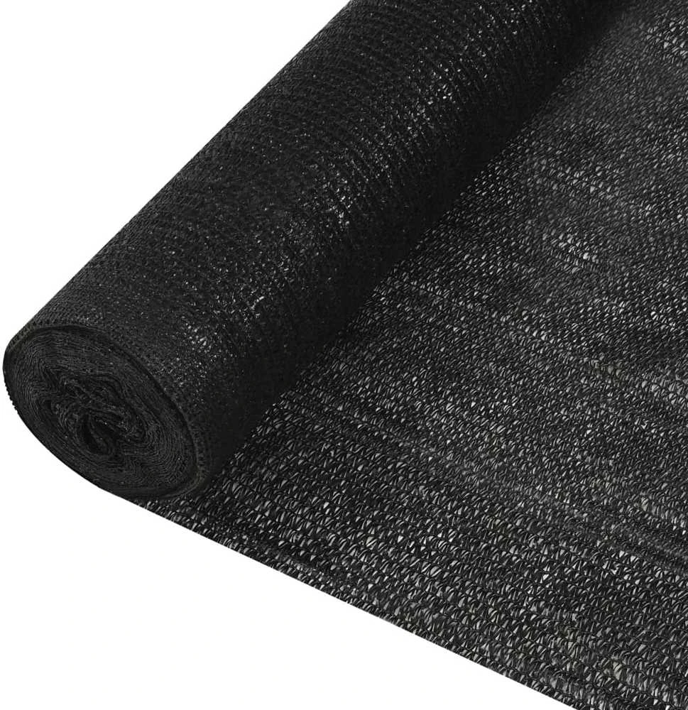 Privatumo suteikiantis tinklelis, juodas, 1,2x50m, HDPE