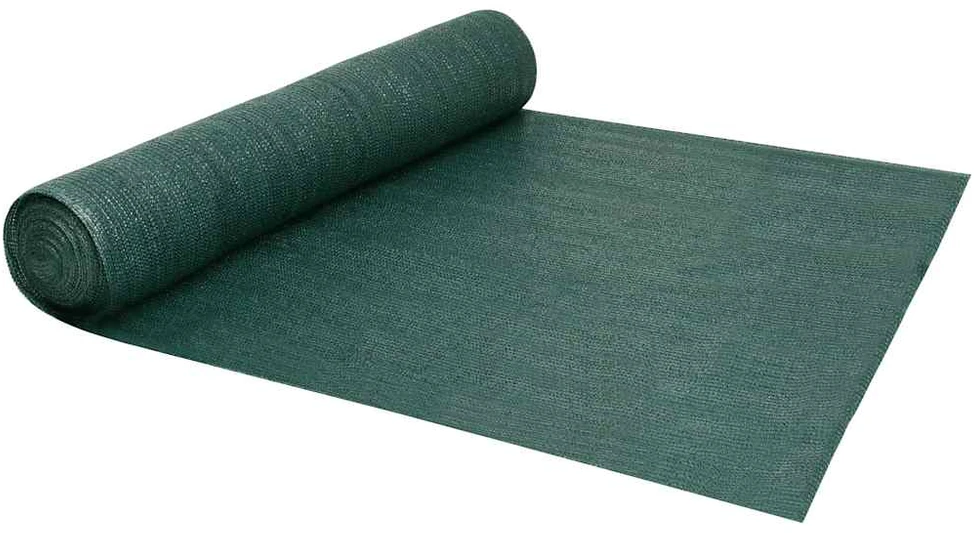 Privatumo suteikiantis tinklelis, žalias, 2x10m, HDPE, 195g/m²