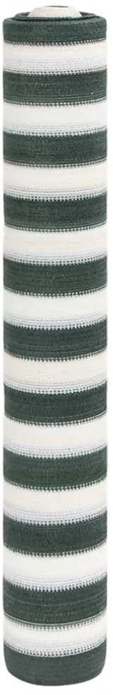 Privatumo suteikiantis tinklelis, žalias/baltas, 1,5x25m, HDPE