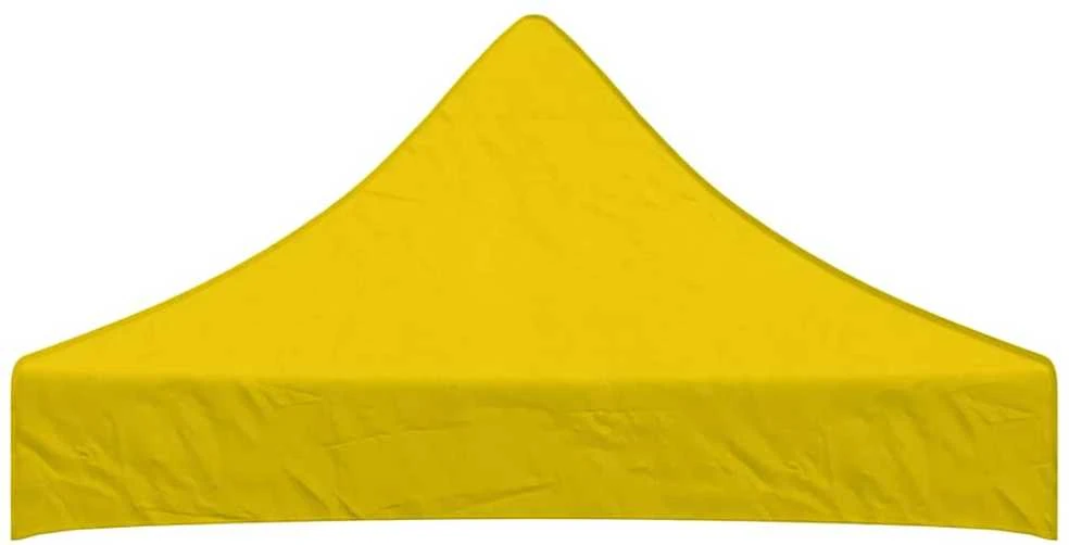 Proginės palapinės stogas, geltonos spalvos, 2x2m, 270 g/m²