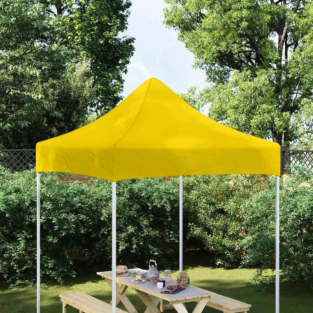 Proginės palapinės stogas, geltonos spalvos, 2x2m, 270 g/m²