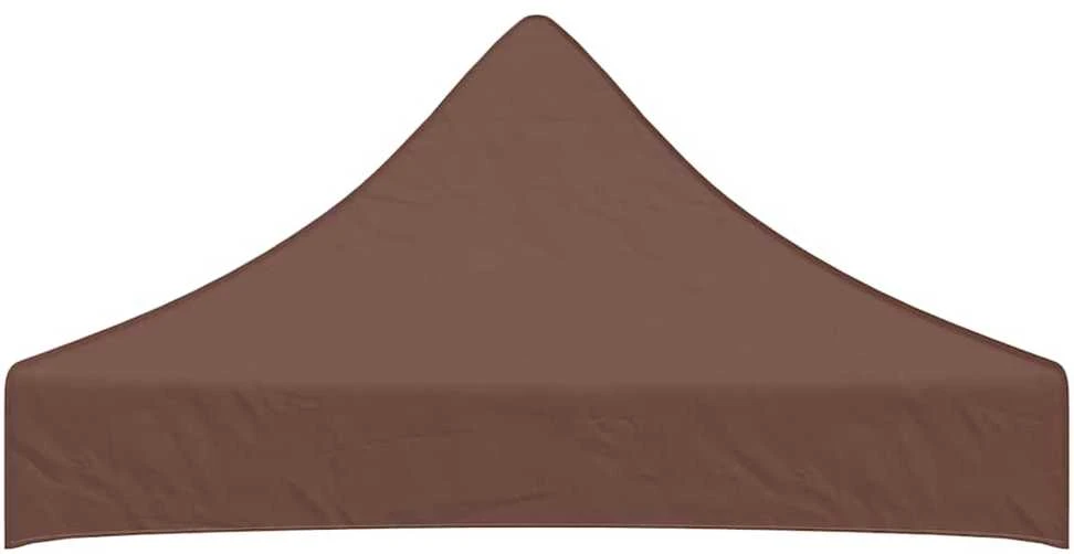 Proginės palapinės stogas, rudos spalvos, 2x2m, 270 g/m²
