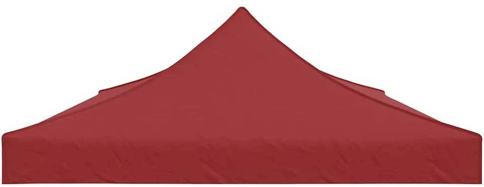 Proginės palapinės stogas, tamsiai raudonas, 6x3m, 270 g/m²