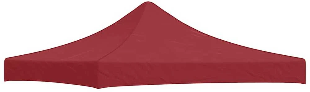 Proginės palapinės stogas, tamsiai raudonas, 3x3m, 270 g/m²