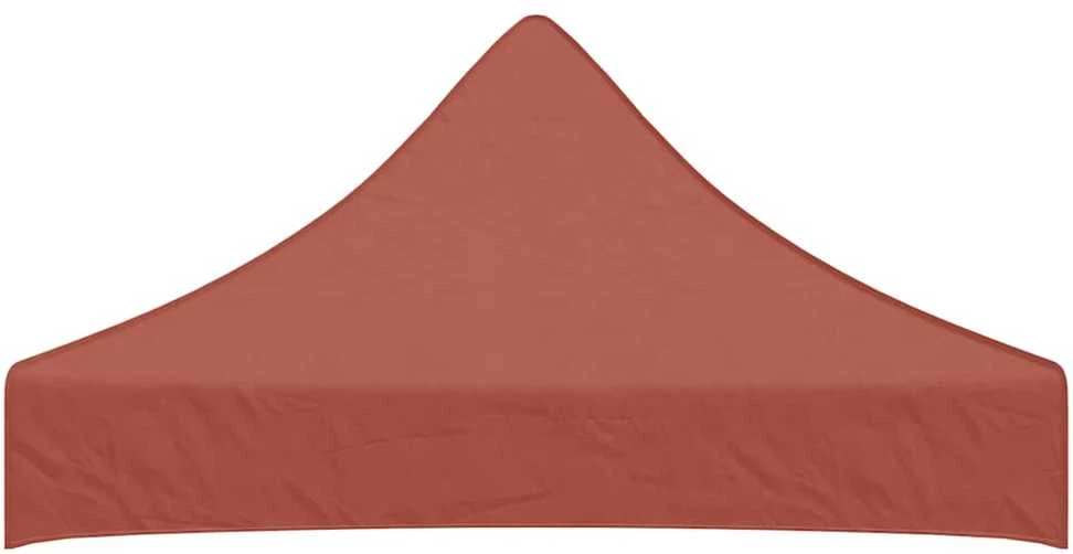 Proginės palapinės stogas, terakota spalvos, 2x2m, 270 g/m²