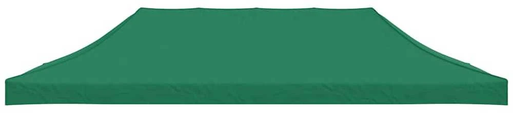 Proginės palapinės stogas, žalios spalvos, 6x3m, 270 g/m²