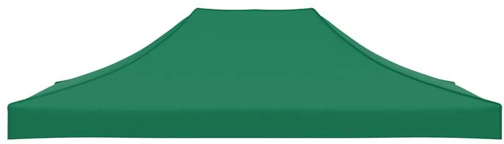 Proginės palapinės stogas, žalios spalvos, 4,5x3m, 270 g/m²