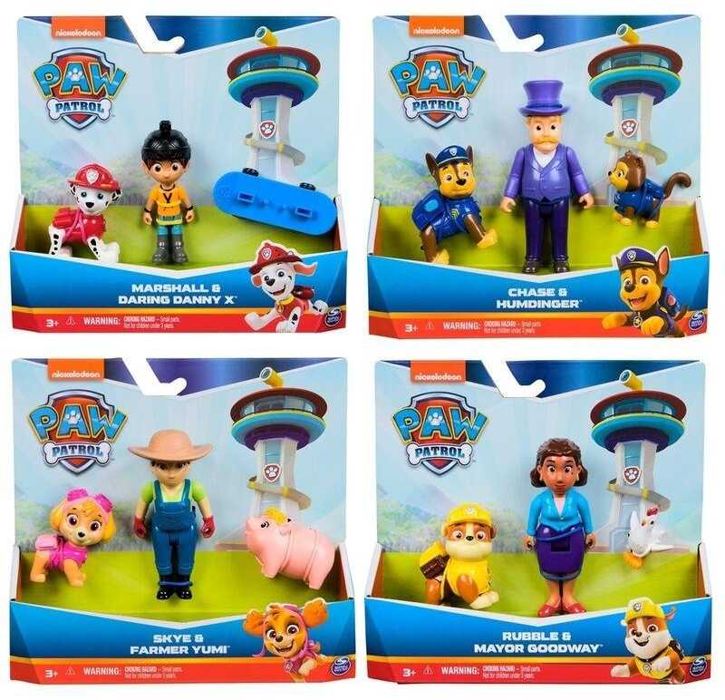 Žaislinių figurelių rinkinys Spin Master Paw Patrol Hero Pups