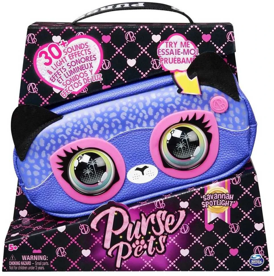 PURSE PETS Interaktyvi juosmens rankinė „Gepardas“