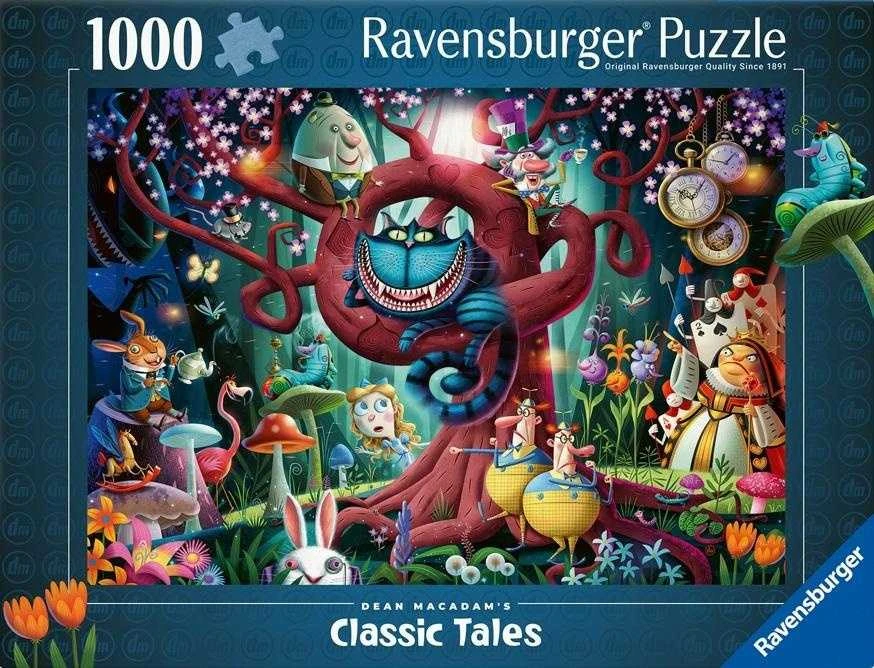 Ravensburger Dėlionė 1000 vnt. - Alisa stebuklų šalyje