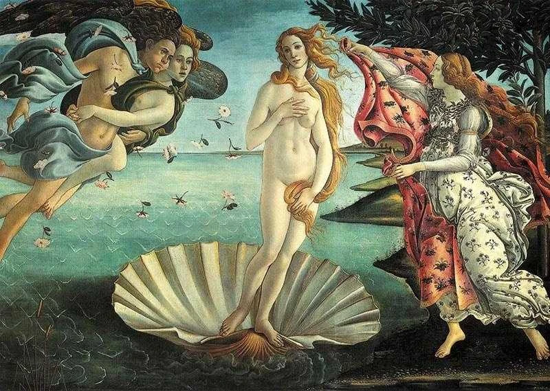 PIATNIK Dėlionė 1000 vnt. - Sandro Botticelli: Veneros gimimas
