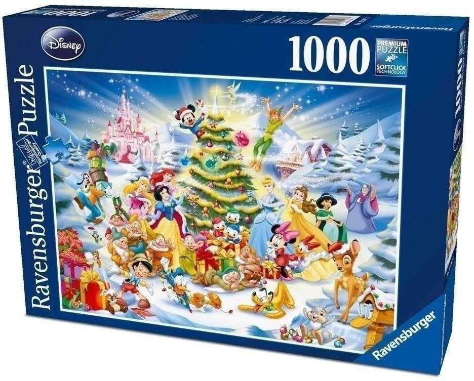Dėlionė Ravensburger Puzzle 1000 dalių Disney Kalėdos