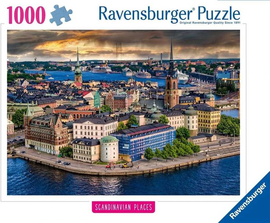Ravensburger Dėlionė 1000 vnt. - Skandinaviškas Stokholmas, Švedija