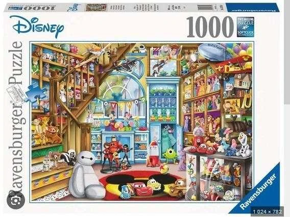 Dėlionė Ravensburger Puzzle 1000 Świat Disney