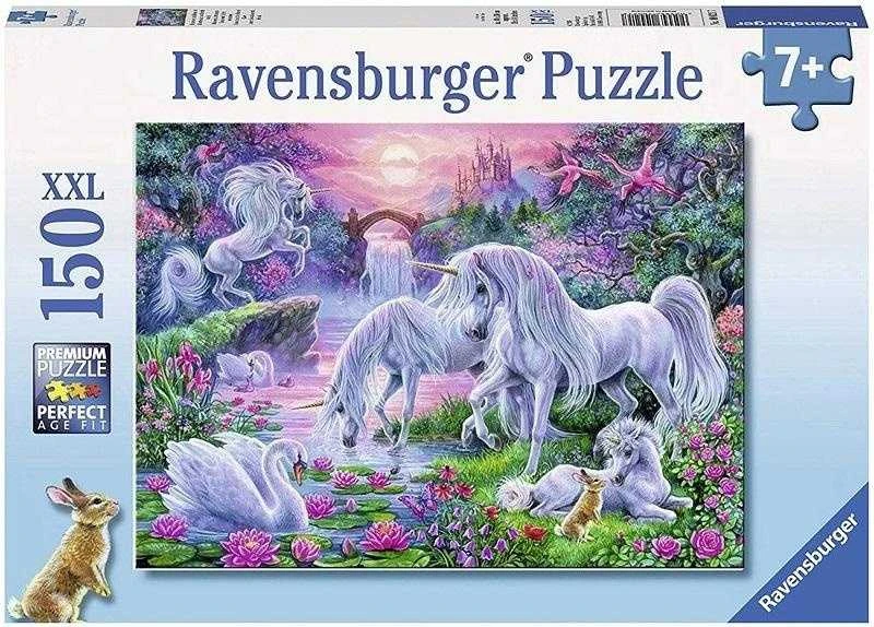 Ravensburger Dėlionė 150 vnt. - Vienaragis saulėlydžio metu