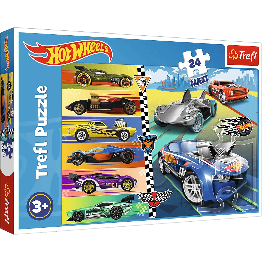Trefl Dėlionė 24 vnt. - Hot Wheels