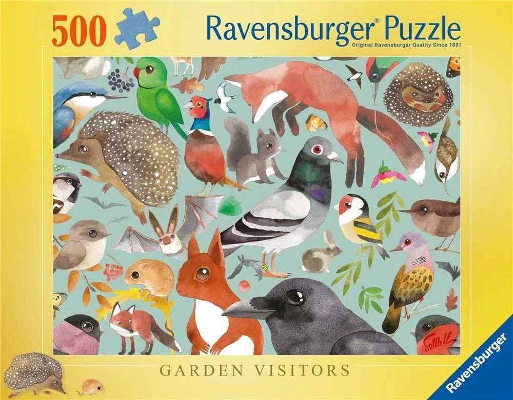 Ravensburger Dėlionė 500 vnt. - Sodo gyventojai