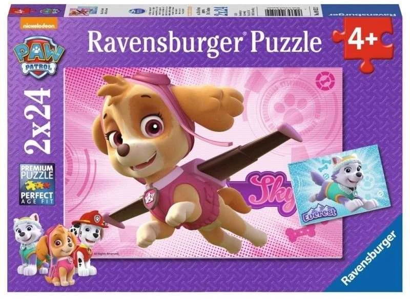 Ravensburger Dėlionė 2x24 vnt. - Šunyčiai patruliai (PAW Patrol)