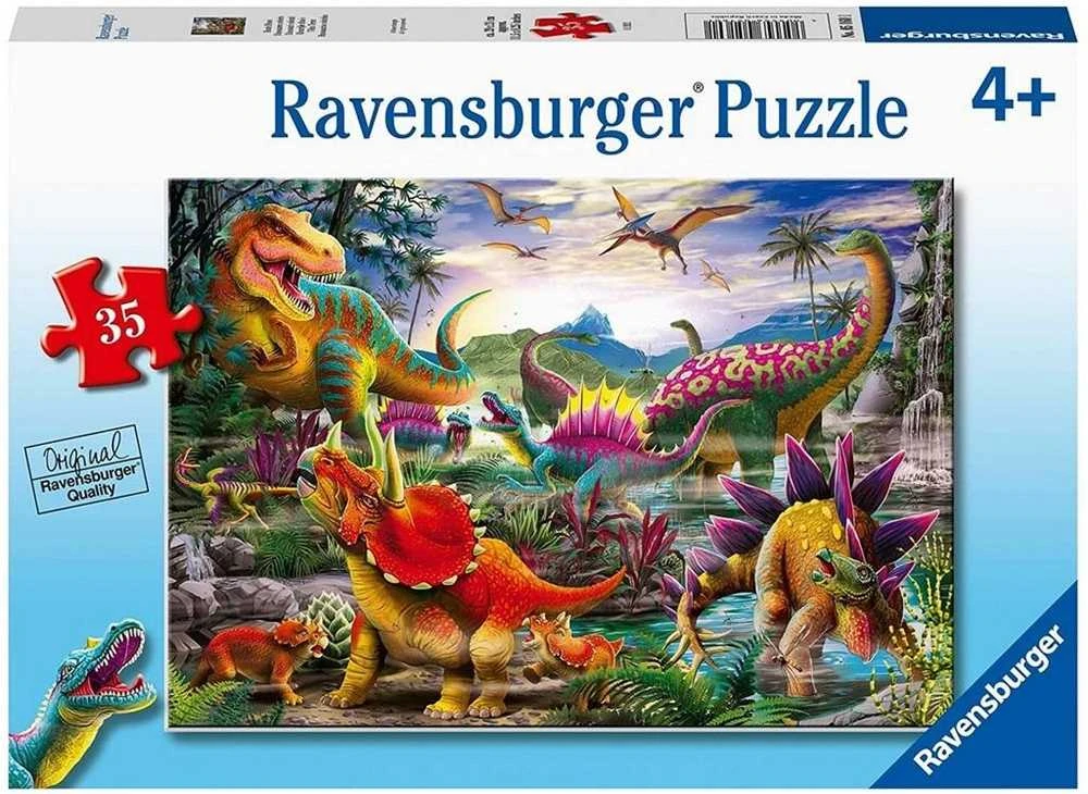 Ravensburger Dėlionė 35 vnt. -  Dinozaurai
