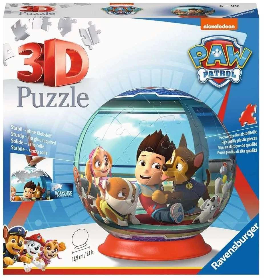 Ravensburger 3D Dėlionė 72 vnt. - Šunyčiai patruliai (PAW Patrol)
