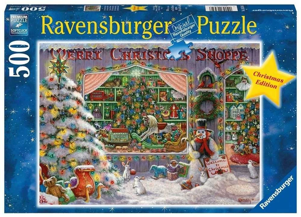 Ravensburger Dėlionė 500 vnt. - Kalėdinė parduotuvė