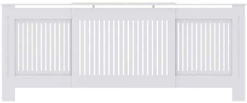 Radiatoriaus dangtis 2 pcs Balta 205 x 20,5 x 81,5cm