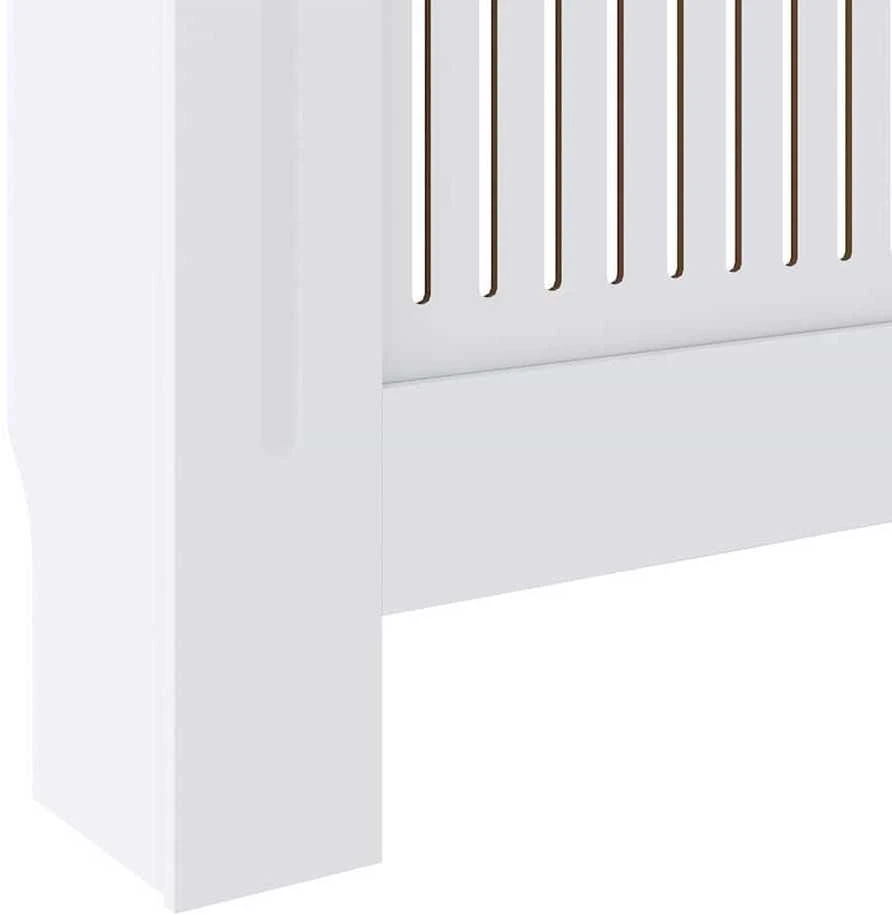 Radiatoriaus dangtis 2 pcs Balta 205 x 20,5 x 81,5cm