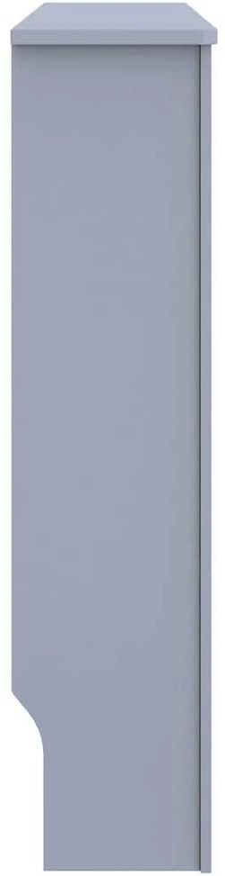 Radiatoriaus dangtis 2 pcs Pilka 112x19x81,5cm Apdirbta mediena 3403228