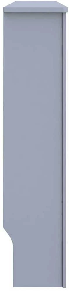 Radiatoriaus dangtis 2 pcs Pilka 152x19x81,5cm Apdirbta mediena 3403231