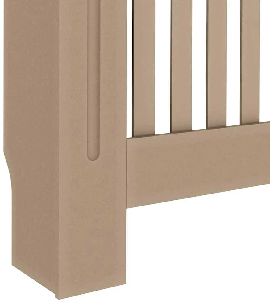 Radiatoriaus dangtis 2 pcs Ruda 172x19x81,5cm Apdirbta mediena 3403236