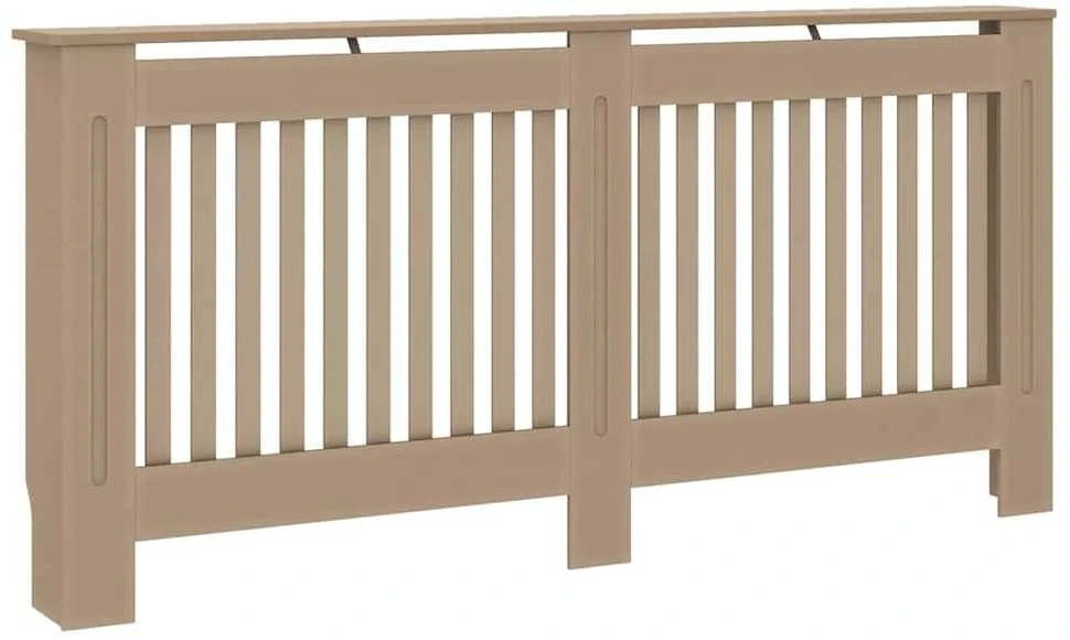Radiatoriaus dangtis 2 pcs Ruda 172x19x81,5cm Apdirbta mediena 3403236