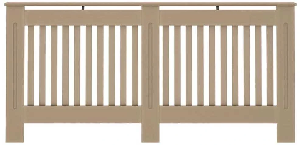 Radiatoriaus dangtis 2 pcs Ruda 172x19x81,5cm Apdirbta mediena 3403236